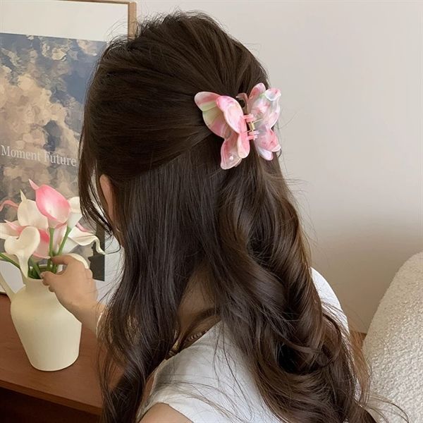  Kẹp càng cua bướm cánh kép loang 