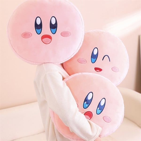  Gối bông Kirby tròn 40cm 