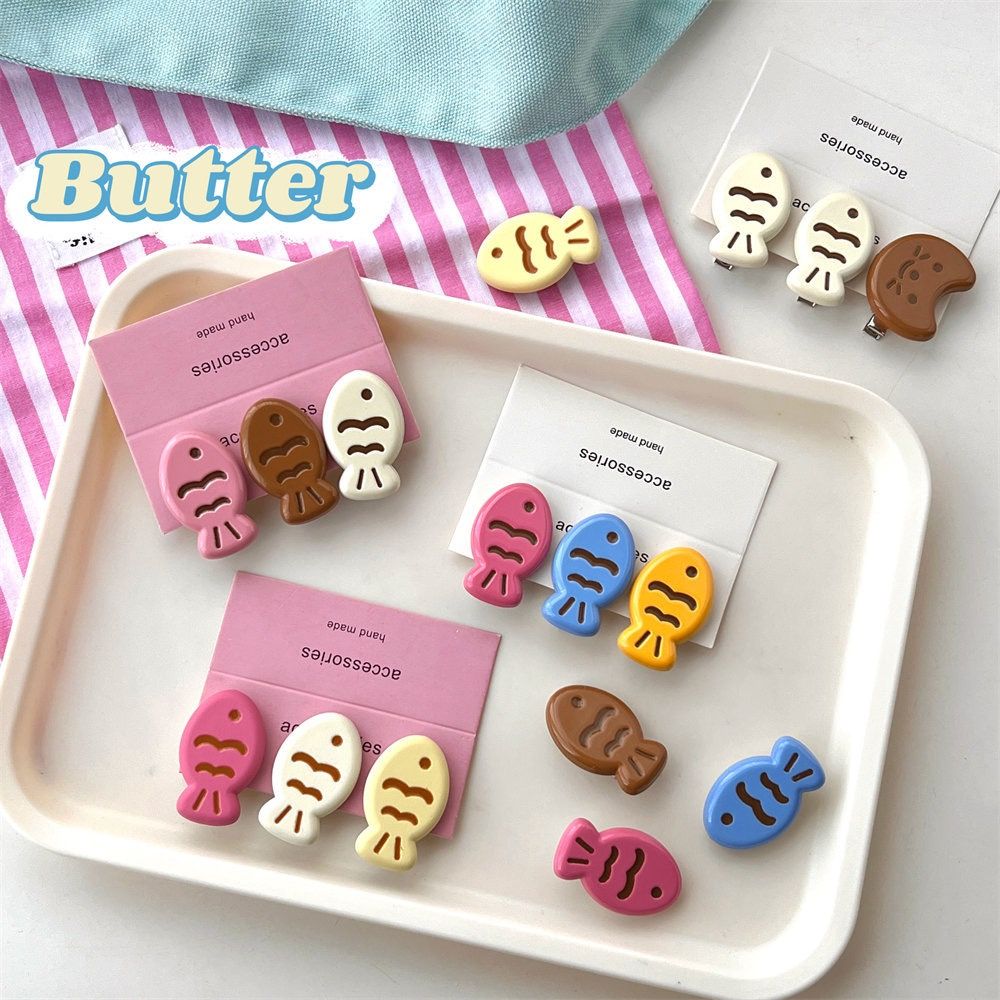  Kẹp tóc cá béo màu sắc 3c 