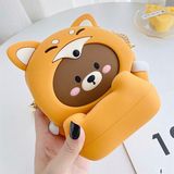  Túi đeo chéo silicon Gấu Brown cosplay cáo 