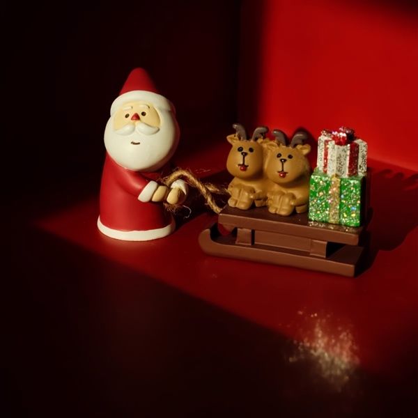  Mô hình mèo Zakka decor Giáng Sinh 