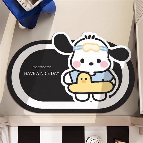  Thảm mút dẹt Pochacco phao vịt 40x60cm 