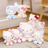  Hello Kitty váy xanh nơ vàng 30cm 