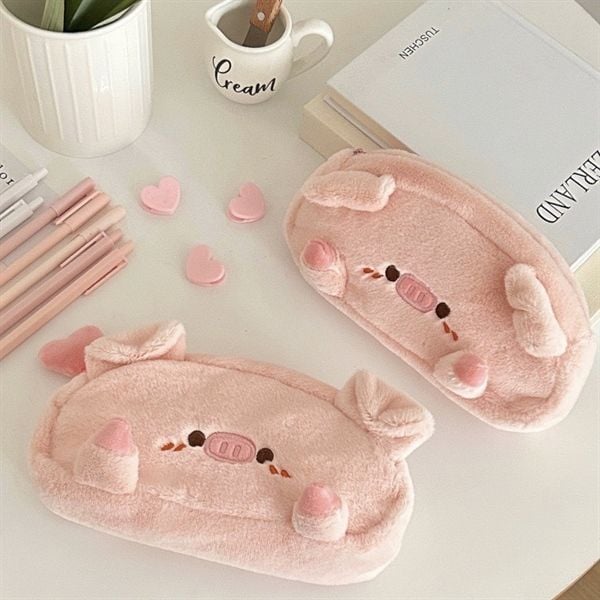  Hộp bút lông heo đuôi trái tim 