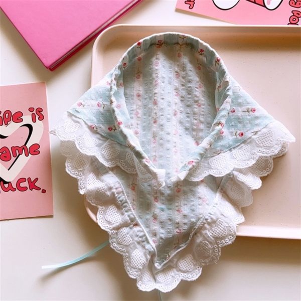  Bờm kèm khăn tam giác vintage 