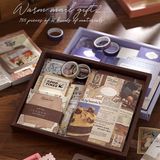  Set sổ + washi tape DIY vintage 
