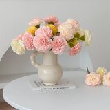  Hoa Cẩm Chướng lụa 1 cành 