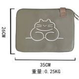  Túi đựng ipad / laptop đeo chéo Mèo xanh 