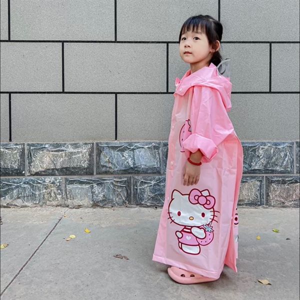  Áo mưa Sanrio + túi đựng 