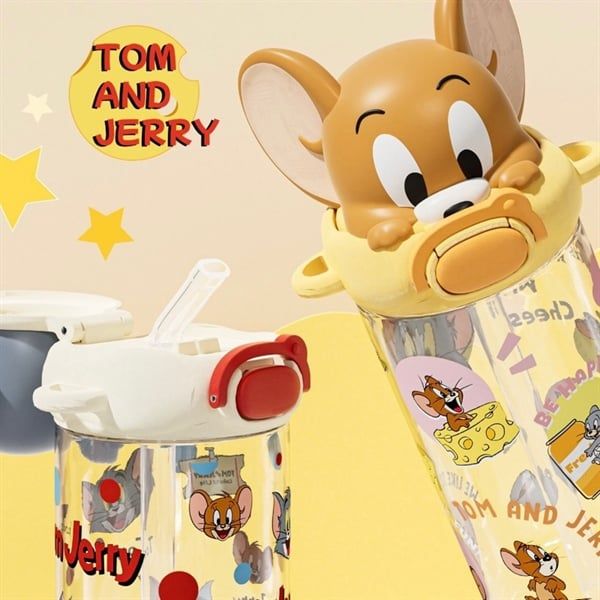  Bình nước Tom&Jerry dây đeo 580ml 