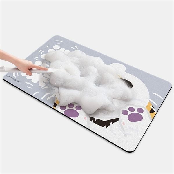  Thảm mút hổ bầu dục 40x60cm 