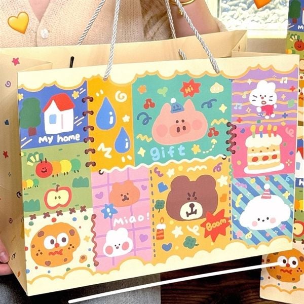  Túi quà mảng chữ nhật màu sắc 