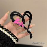  Kẹp càng cua trái tim Barbie 