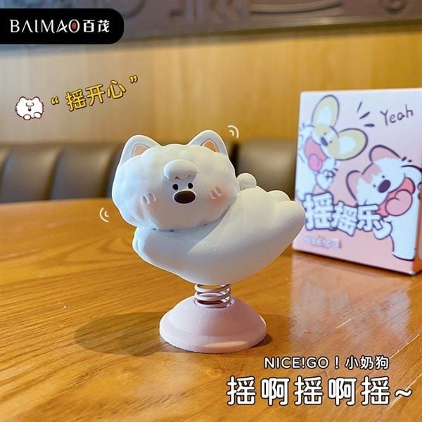  Mô hình cún nhảy lò xo 