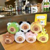  Móc khoá Capybara cosplay thú tròn 