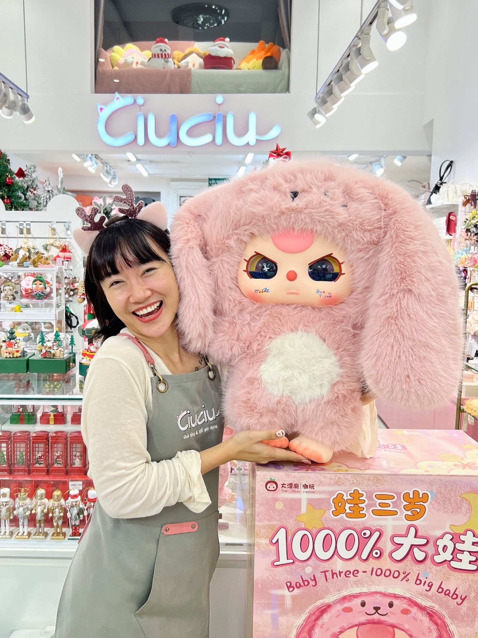 BabyThree ベビースリー 1000% キツネ 激安 美品✨ BabyThree ベビースリー ぬいぐるみ 1000% キツネ 激安 美品