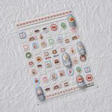  Sticker dán móng Tomoni gấu Teddy 