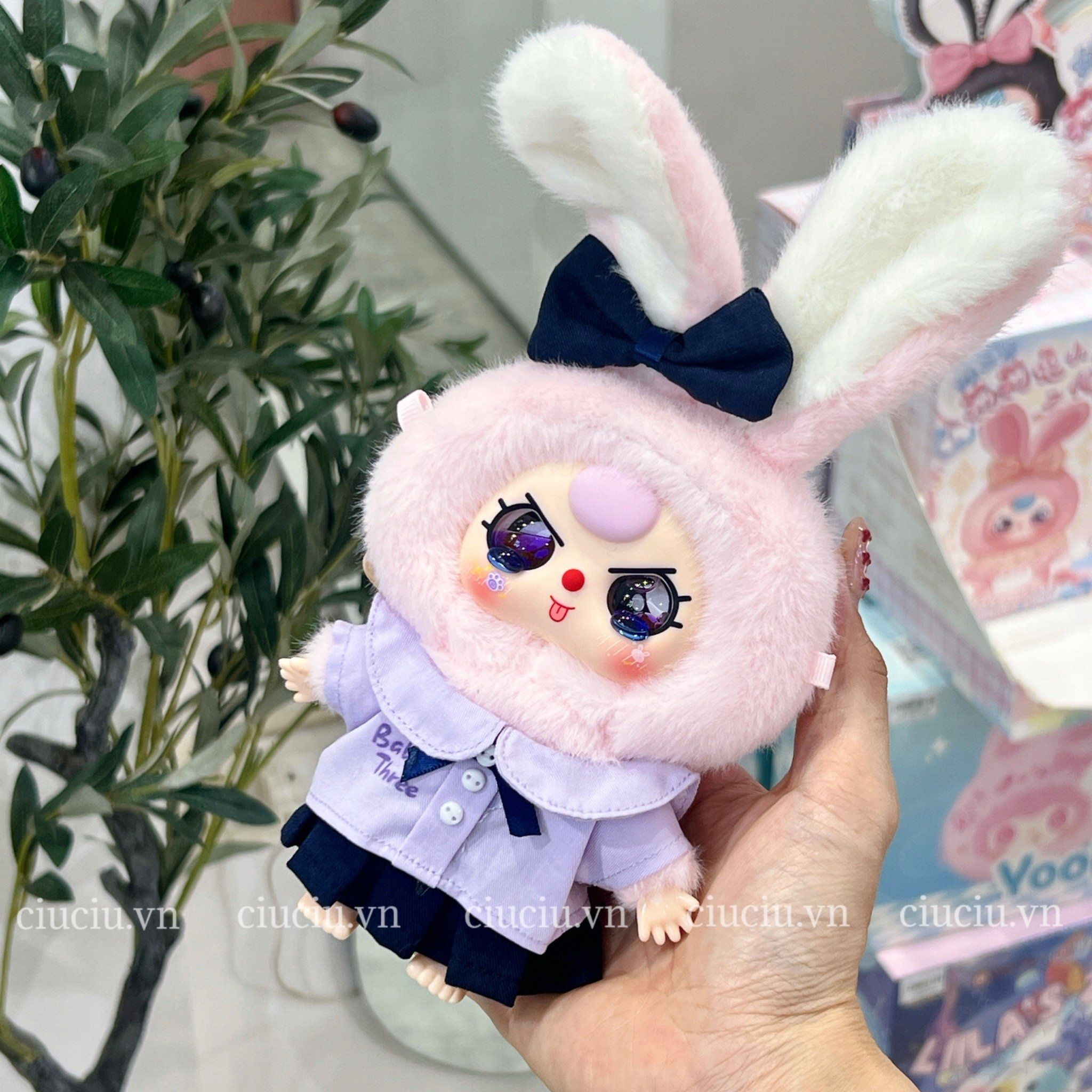  Baby Three Valentine mắt đẹp 100% ( vỉ 1 cặp ) 