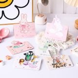  Thiệp gập thú dễ thương nhô lên 