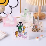  Thiệp gập thú dễ thương nhô lên 