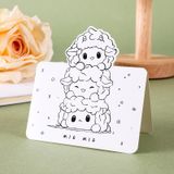  Thiệp gập thú dễ thương nhô lên 