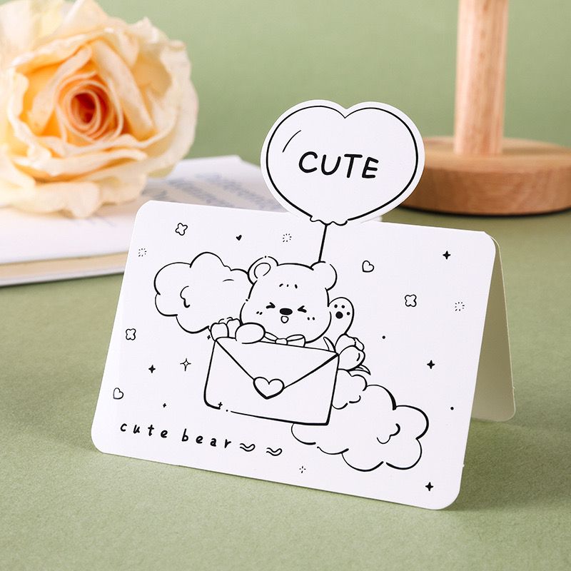  Thiệp gập thú dễ thương nhô lên 