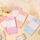  Thiệp gập bao thư thú dễ thương kẻ caro 