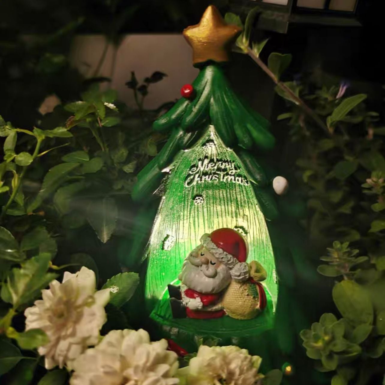  Đèn hốc cây thông ông già Noel Giáng Sinh 