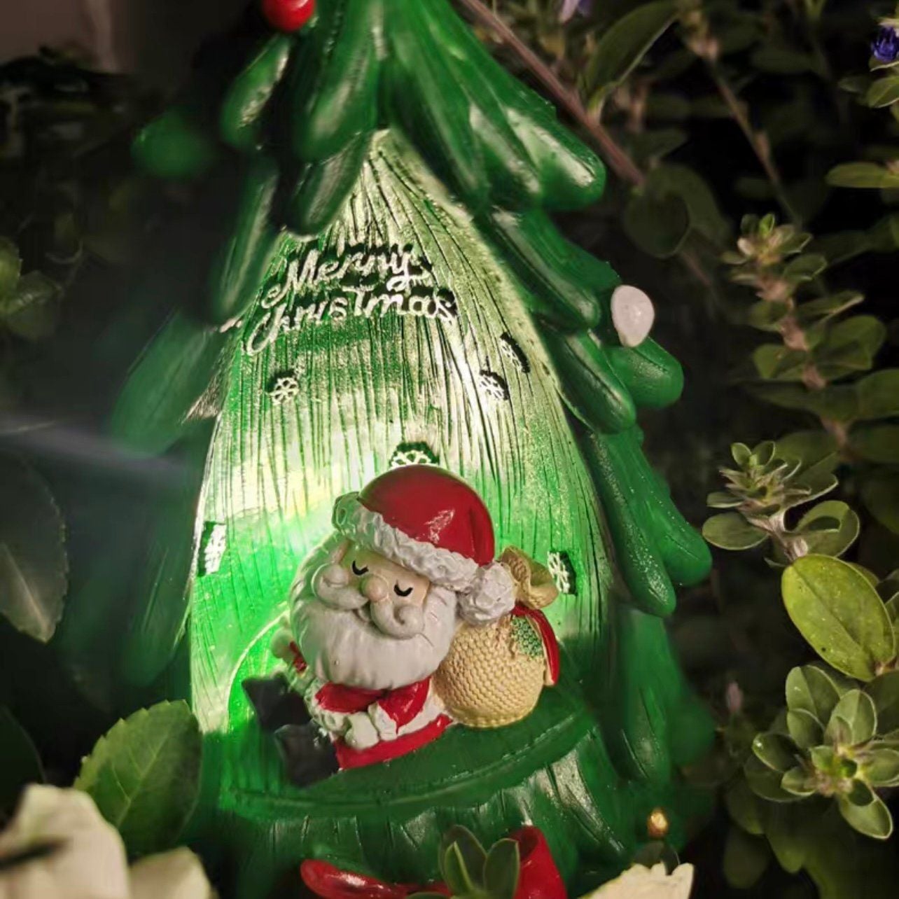  Đèn hốc cây thông ông già Noel Giáng Sinh 