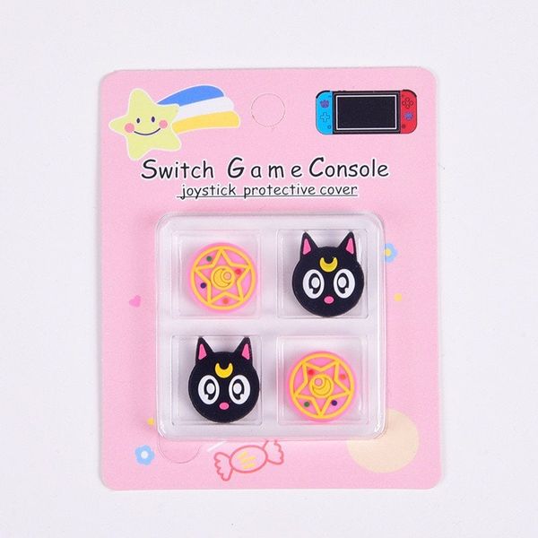 Set 4 Núm Bọc Analog Cho Tay Cầm Nintendo Switch Oled / v2 / Switch Lite Cute