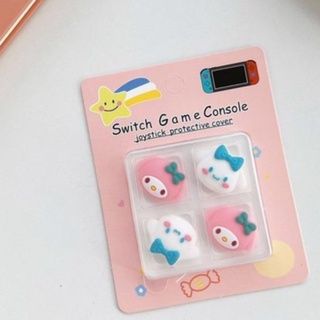 Set 4 Núm Bọc Analog Cho Tay Cầm Nintendo Switch Oled / v2 / Switch Lite Cute