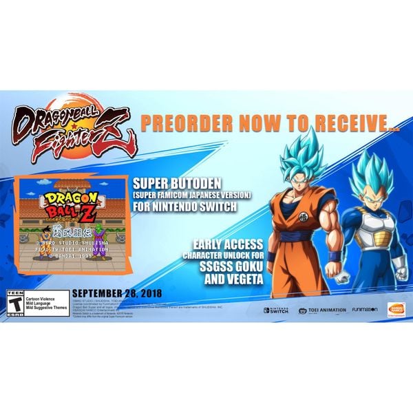 Game Nintendo Switch Dragon Ball FighterZ Hệ US