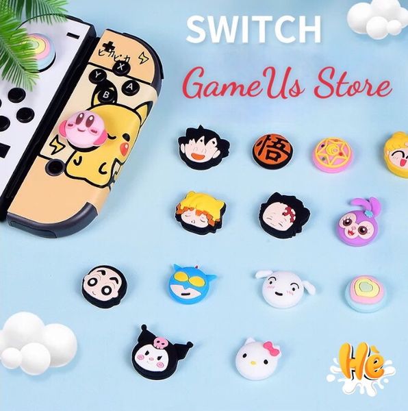 Set 4 Núm Bọc Analog Cho Tay Cầm Nintendo Switch Oled / v2 / Switch Lite Cute
