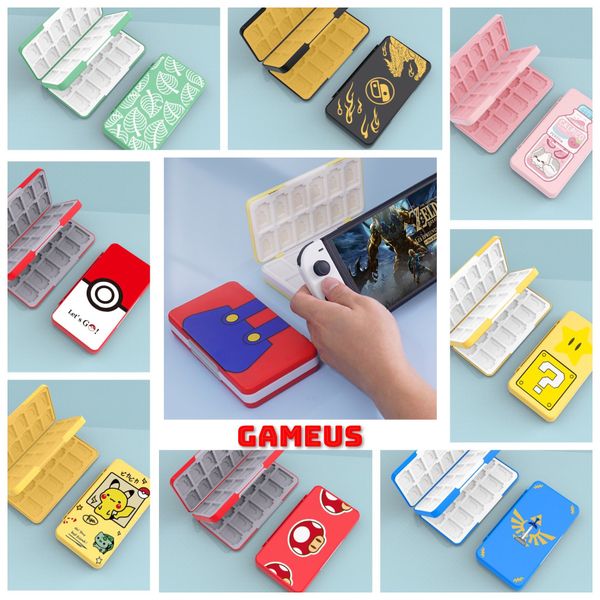 Hộp Băng Đựng 48 thẻ Lưu Trữ Game Nintendo Switch  Nhựa ABS Dạng  Chữ nhật