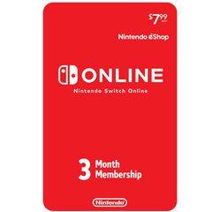 Thẻ Nintendo Switch Online 3 Tháng