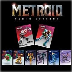 Bộ 8 Thẻ Amiibo Scan NFC Dành Cho Game Metroid Dread Trên Hệ Máy Cầm Tay Nintendo Switch / Lite