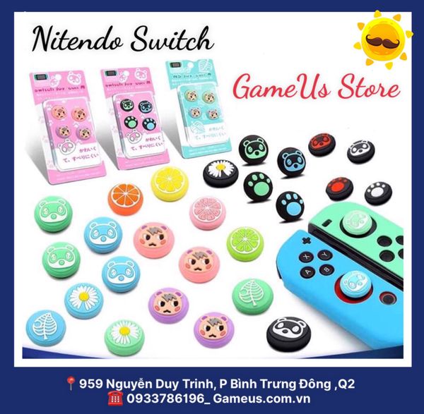 Núm bọc tay cầm điều khiển chơi game NS Joy-Con Nintendo