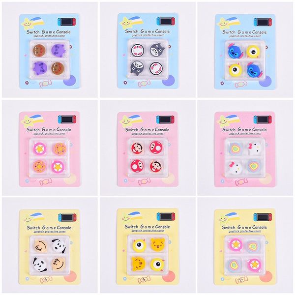 Set 4 Núm Bọc Analog Cho Tay Cầm Nintendo Switch Oled / v2 / Switch Lite Cute