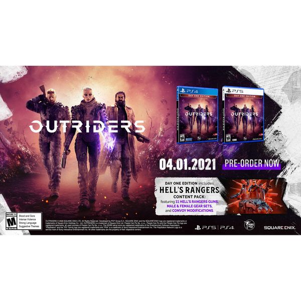 Đĩa Game PS4 Outriders Day 1 Edition