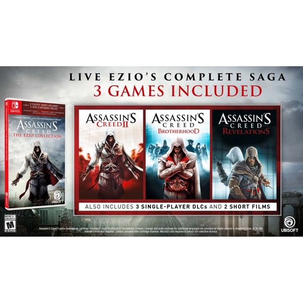 Game Nintendo Switch Assassin's Creed The Ezio Collection Hệ US