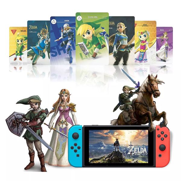 Set 25 Thẻ Amiibo Scan NFC Game Zelda Skyward Sword + Breath Of The Wild
