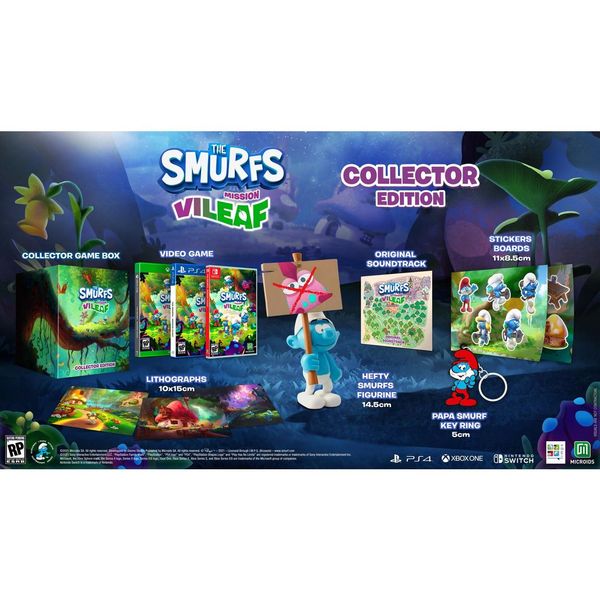 Game Nintendo SwitchThe Smurfs: Mission Vileaf  Edition Hệ US
