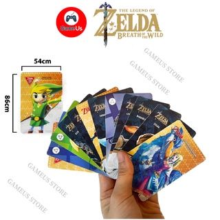 Set 25 Thẻ Amiibo Scan NFC Game Zelda Skyward Sword + Breath Of The Wild