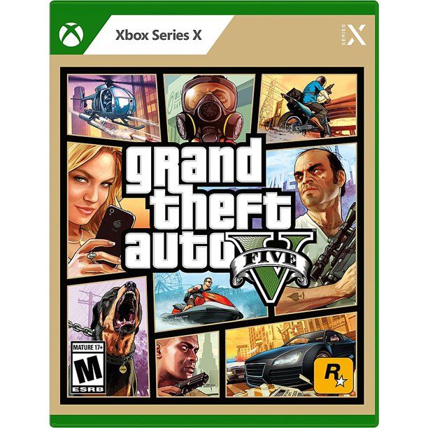Đĩa Game XBOX Series X Grand Theft Auto V Hệ Us
