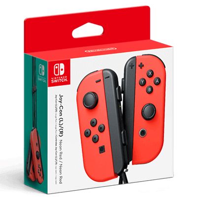 Tay cầm Nintendo Switch Joy‑Con Neon Red