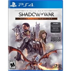Đĩa Game PS4 Middle Earth: Shadow of War Definitive Edition Hệ US