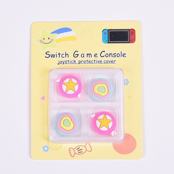 Set 4 Núm Bọc Analog Cho Tay Cầm Nintendo Switch Oled / v2 / Switch Lite Cute