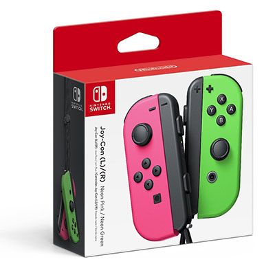 Tay cầm Nintendo Switch Joy‑Con - Neon Pink / Neon Green