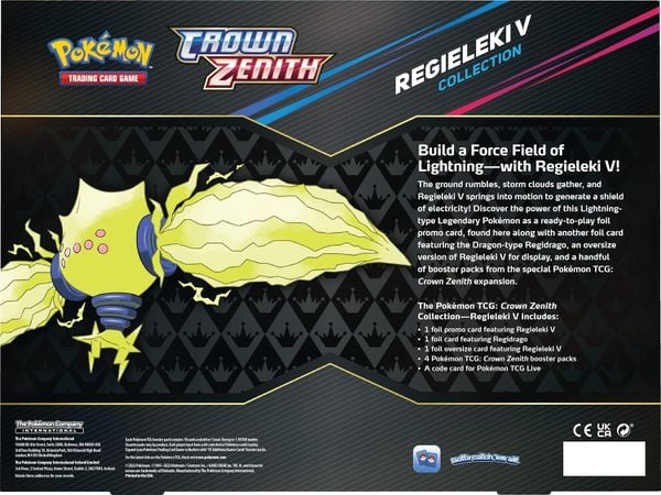 Pokemon TCG : Regieleki V Crown Zenith Premium Collection