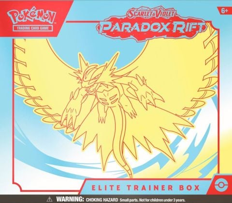 Pokemon Trading Card Games Scarlet & Violet 4 Paradox Rift Elite Trainer Box - Scream Tail 9 Booster Packs